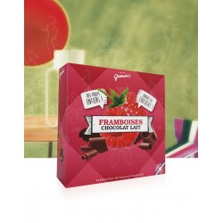 Framboises chocolat au lait