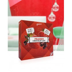 Fraises chocolat lait